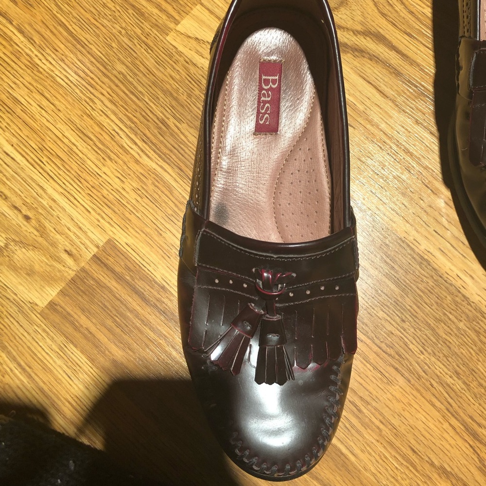 ⏱FINAL SALE⏱Wine Leather Bass Loafers - Picture 6 of 7